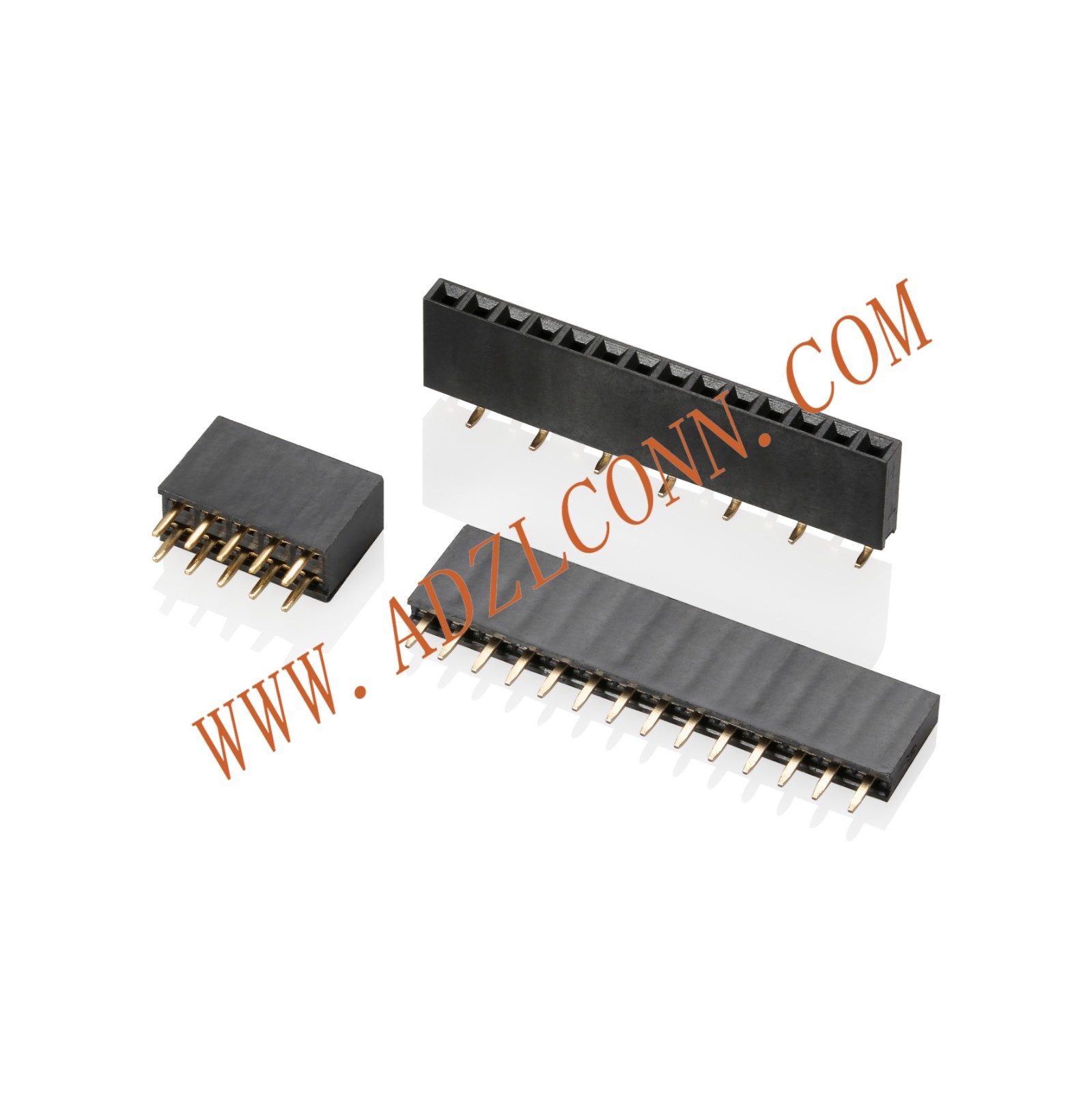 2.54mm Pitch (.100")排針排母牛角連接器
