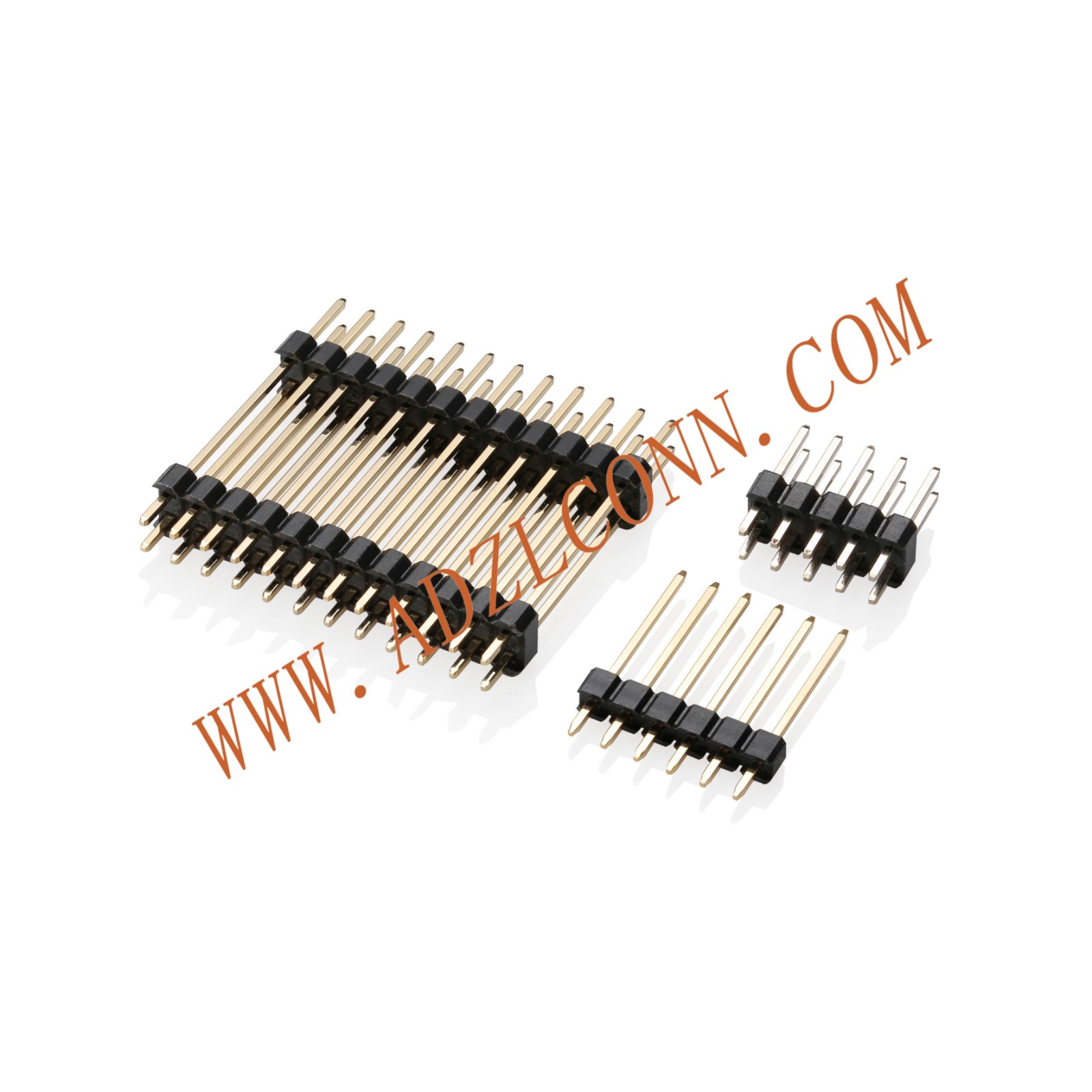 2.54mm Pitch (.100＂) 排針排母牛角連接器